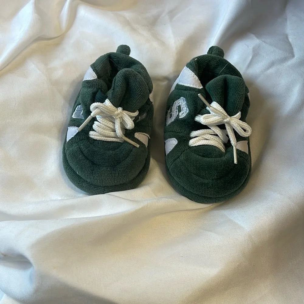 Infant Slip On Michigan State Shoes